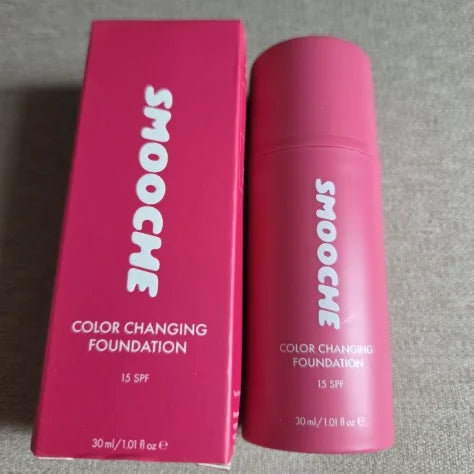 Fond de teint coréen Smooche changeant de couleur, 15ml, pour tous types de peau, SPF 15, couvrant les imperfections, marque originale, base de maquillage pour le visage