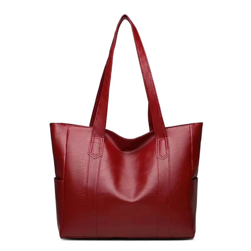 Grands sacs, sacs fourre-tout polyvalents, simples et de grande capacité pour femmes, sacs à bandoulière, sacs pour femmes en cuir souple