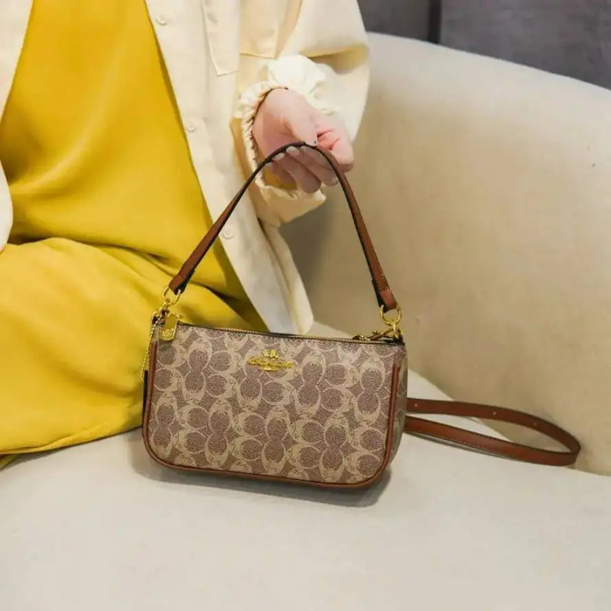 Sac à bandoulière élégant pour femme, sac à main de luxe en cuir PU, sac à bandoulière de créateur très populaire pour femme