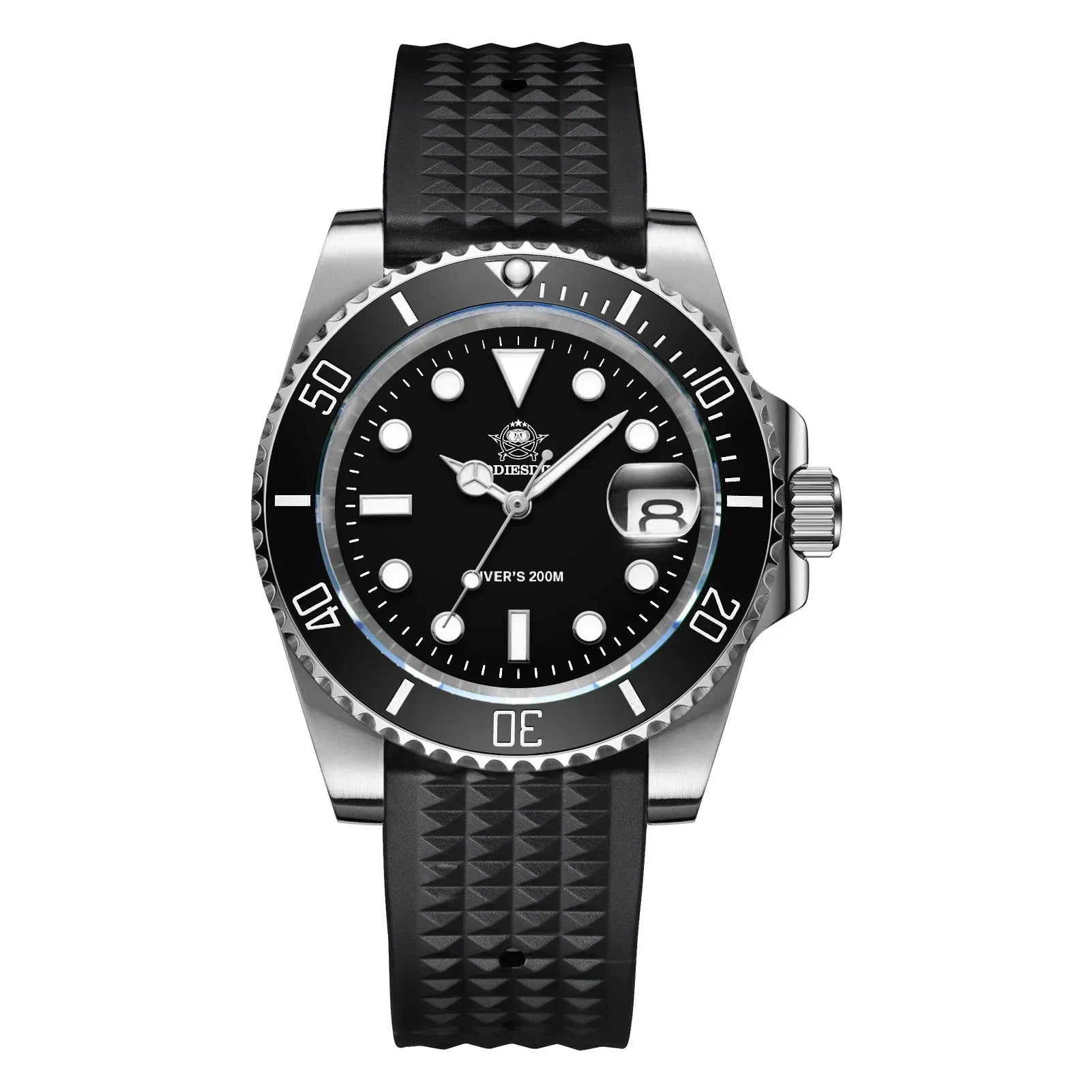 ADDIESDIVE – montre de luxe à Quartz en acier inoxydable pour hommes, étanche 20ATM, avec date, lunette en céramique, montres de Sport, Relogio Masculino