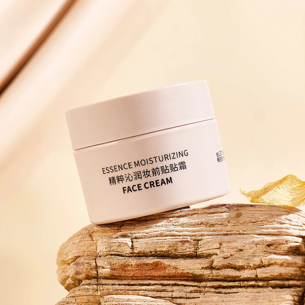 Appliquez la crème avant le maquillage. Crème de base hydratante, hydratation longue durée, soin de la peau, crée une base naturelle, maquillage hydratant et raffermissant.
