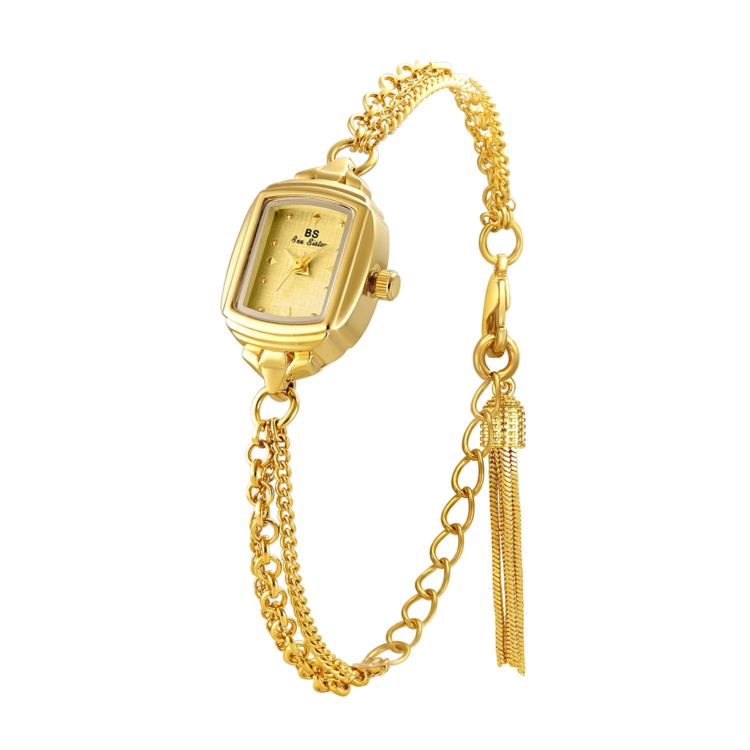 Montre pour femme élégante Bracelet petite montre-Bracelet en argent Simple rétro carré haut de gamme montre pour femme marque