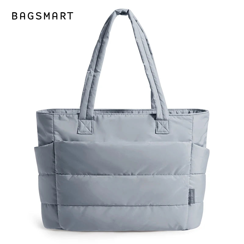 Sac fourre-tout matelassé léger BAGSMART, sac à bandoulière matelassé pour femme, sac à main, sac de voyage, sac de sport avec compartiments