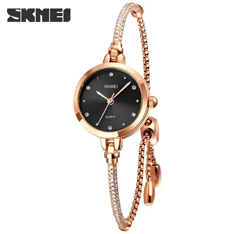 SKMEI 1805 mode élégant étanche Simple femmes montre à Quartz de luxe décontracté dames montres femme horloge 1400 Relogio Feminino