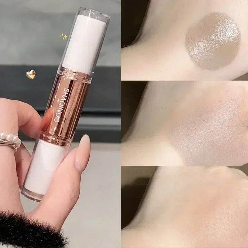 Bâton de mise en évidence et de bronzer pour le visage, crayon correcteur de mise en forme, correcteur 3D longue durée, ombre du nez, cosmétiques de contour