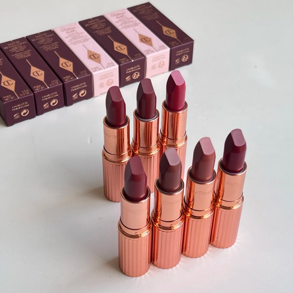 Charlotte Tilbury Maquillage Rouge à Lèvres Walk of No Shame Rose Gracieux Pillow Talk Gloss Hydratant Repulpant Fraise Vanille