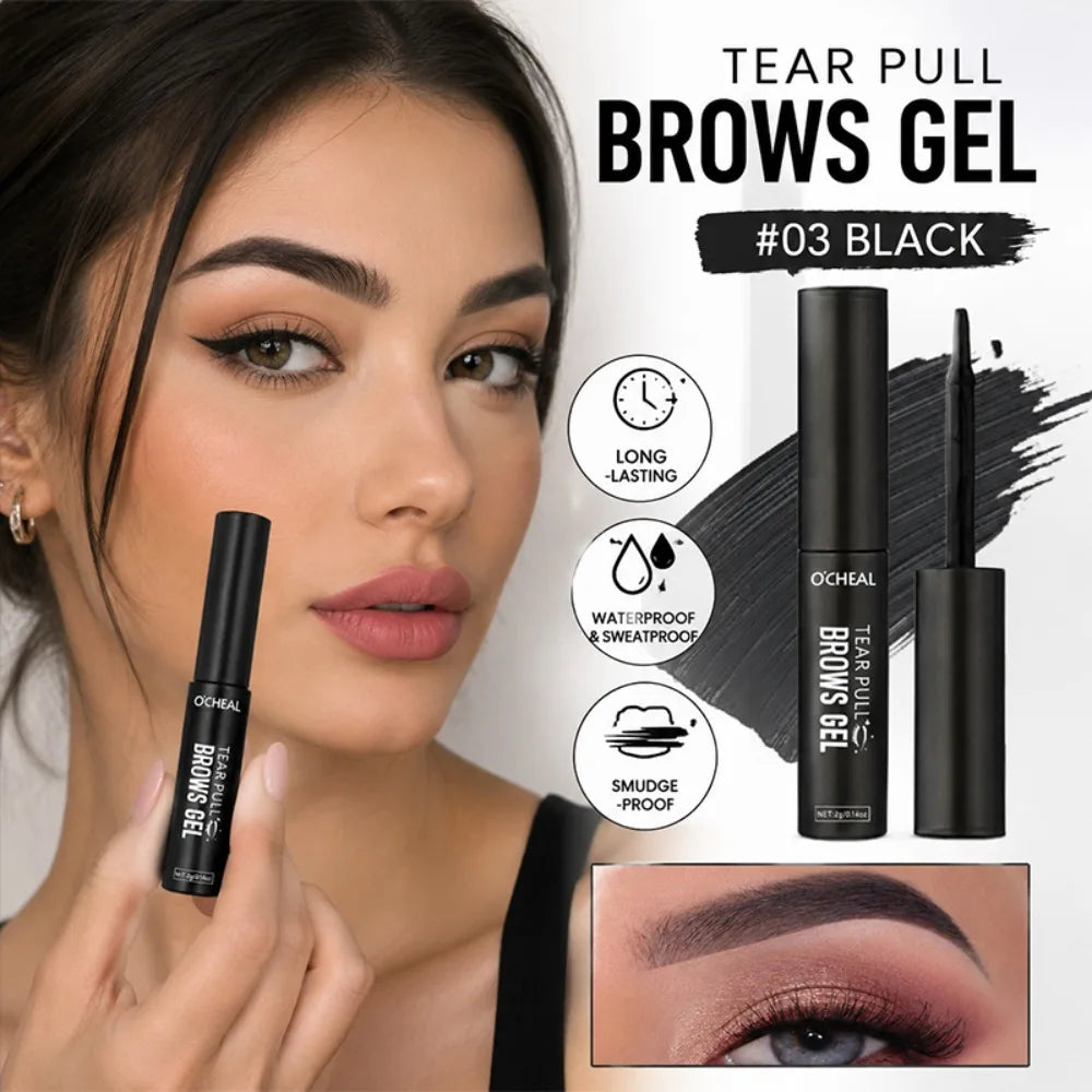 Gel teinté pour sourcils à effet tatouage, 1/3 pc, teinte semi-permanente pour sourcils, imperméable, anti-transfert, pour des sourcils plus fournis et définis, maquillage