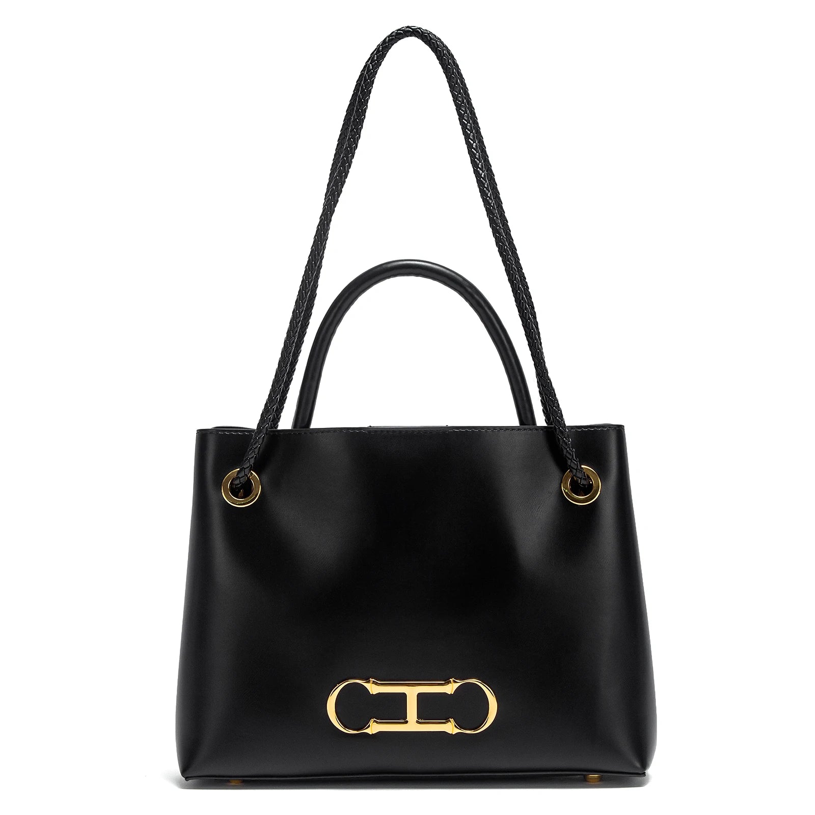 Sac à main pour femme, nouvelle collection automne 2026, sac fourre-tout noir minimaliste, sac de travail à double usage pour femme