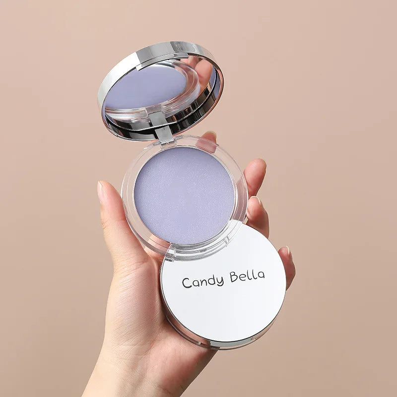 Crème violette en poudre, cosmétique naturelle pour la peau, longue durée, contrôle du sébum, poudre de contouring, 1 pièce