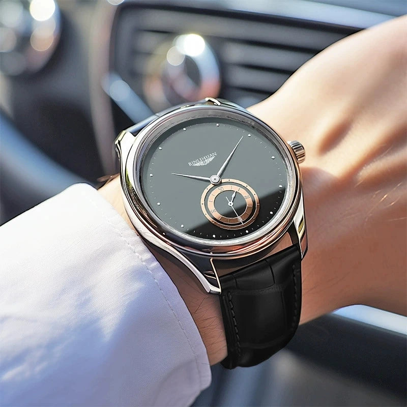 Nouvelle Montre Homme de Luxe en Cuir, Style Business, Sport et Décontracté, à Quartz, Horloge Militaire, Reloj Hombre