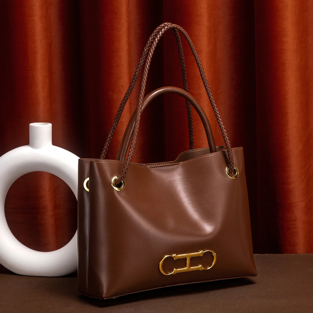 Sac à main pour femme, nouvelle collection automne 2026, sac fourre-tout noir minimaliste, sac de travail à double usage pour femme