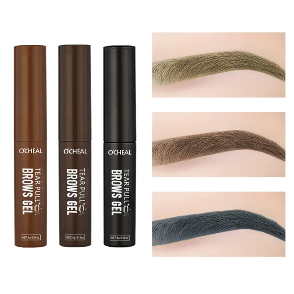 Gel teinté pour sourcils à effet tatouage, 1/3 pc, teinte semi-permanente pour sourcils, imperméable, anti-transfert, pour des sourcils plus fournis et définis, maquillage