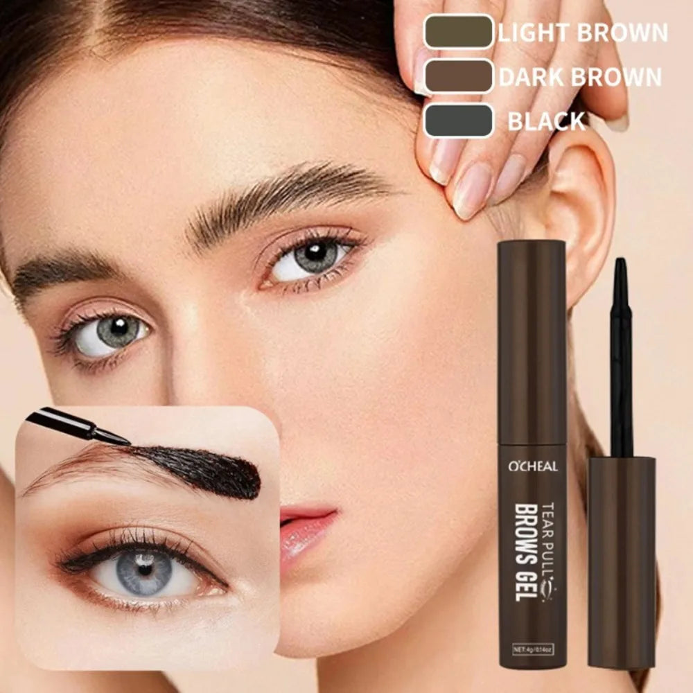 Gel teinté pour sourcils à effet tatouage, 1/3 pc, teinte semi-permanente pour sourcils, imperméable, anti-transfert, pour des sourcils plus fournis et définis, maquillage