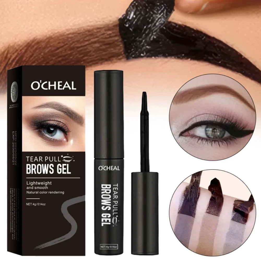 Gel teinté pour sourcils à effet tatouage, 1/3 pc, teinte semi-permanente pour sourcils, imperméable, anti-transfert, pour des sourcils plus fournis et définis, maquillage