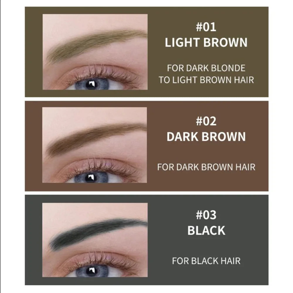 Gel teinté pour sourcils à effet tatouage, 1/3 pc, teinte semi-permanente pour sourcils, imperméable, anti-transfert, pour des sourcils plus fournis et définis, maquillage