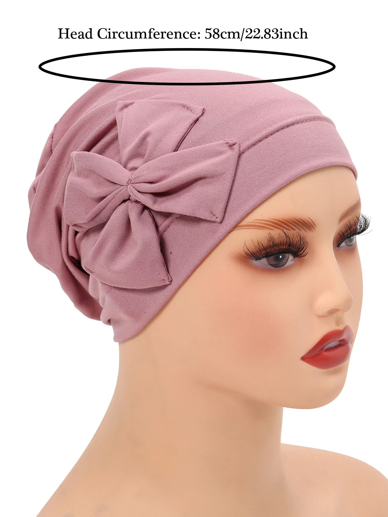 Nouveau femmes musulmanes intérieur Hijab chapeau nœud papillon Turban indien Bonnet foulard bonnets perte de cheveux tête enveloppement chimio casquette Turbante Mujer