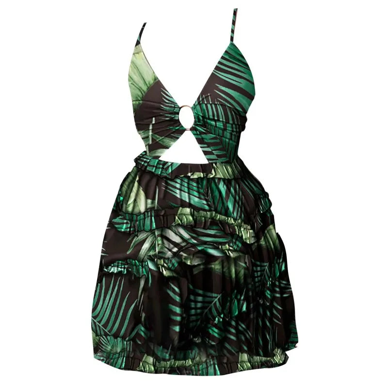 Robe élégante de luxe pour femmes, tenue d'été décontractée, débardeur sans manches, longueur aux genoux, Mini robes élégantes Para Mujeres
