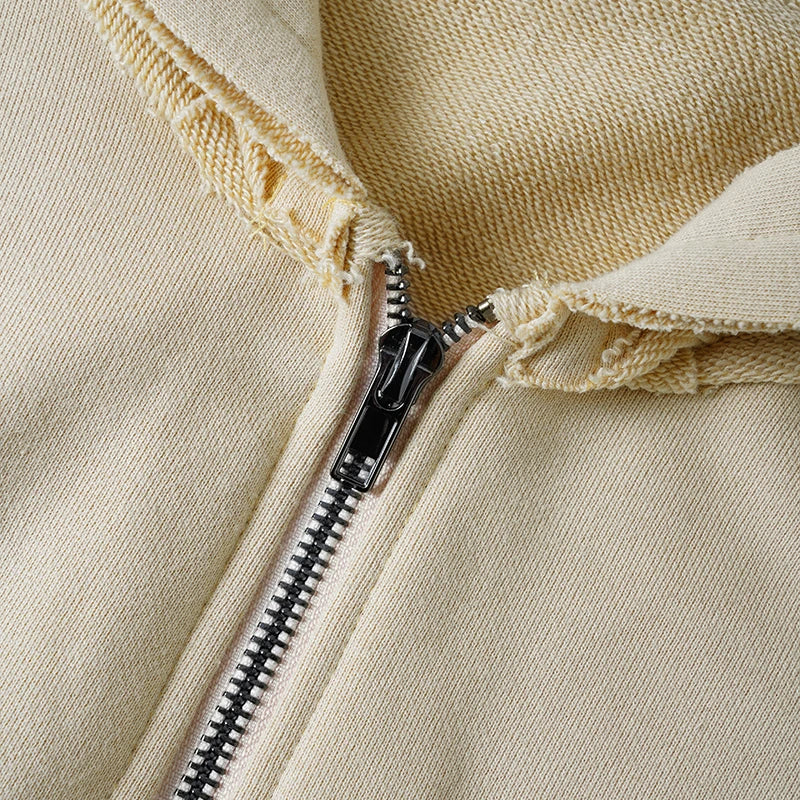 Sweat-shirt à capuche en coton pour femmes, couleur unie, rétro, court, haut court, veste à capuche, sport Cool, fermeture éclair, manches longues, Streetwear