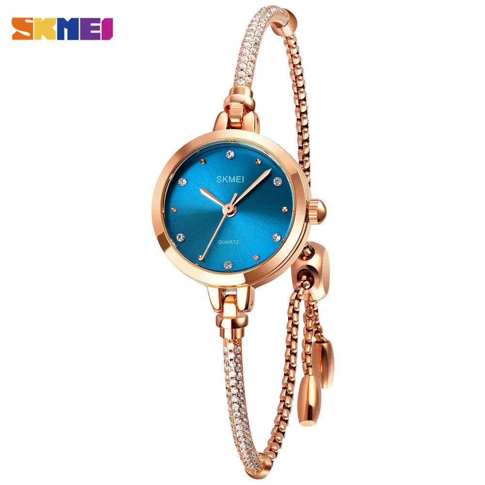 SKMEI 1805 mode élégant étanche Simple femmes montre à Quartz de luxe décontracté dames montres femme horloge 1400 Relogio Feminino