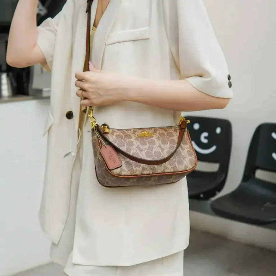 Sac à bandoulière élégant pour femme, sac à main de luxe en cuir PU, sac à bandoulière de créateur très populaire pour femme