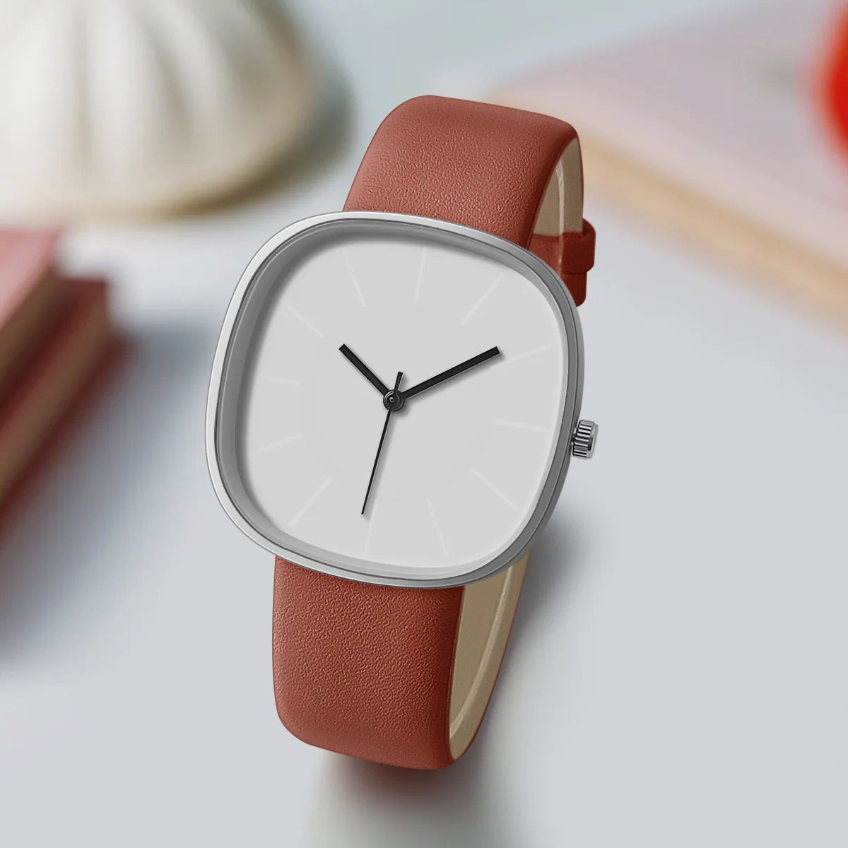 Nouvelle Montre Carrée de Luxe en Cuir pour Femme, Montres-Bracelets Décontractées à Quartz pour Étudiantes, Cadeaux, Reloj Mujer, Horloge Femme