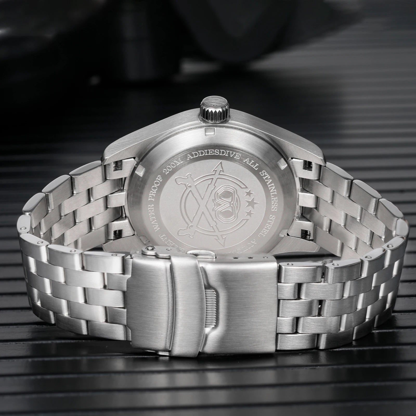 ADDIESDIVE – montre mécanique automatique pour hommes, C3, Super lumineuse, étanche 20 bars, en acier inoxydable 316L, AD2519