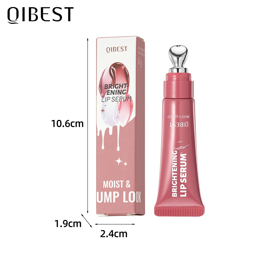 QIBEST Gloss à lèvres effet miroir cristallin, teinte longue durée, hydratant, brillant, pailleté, nourrissant, maquillage