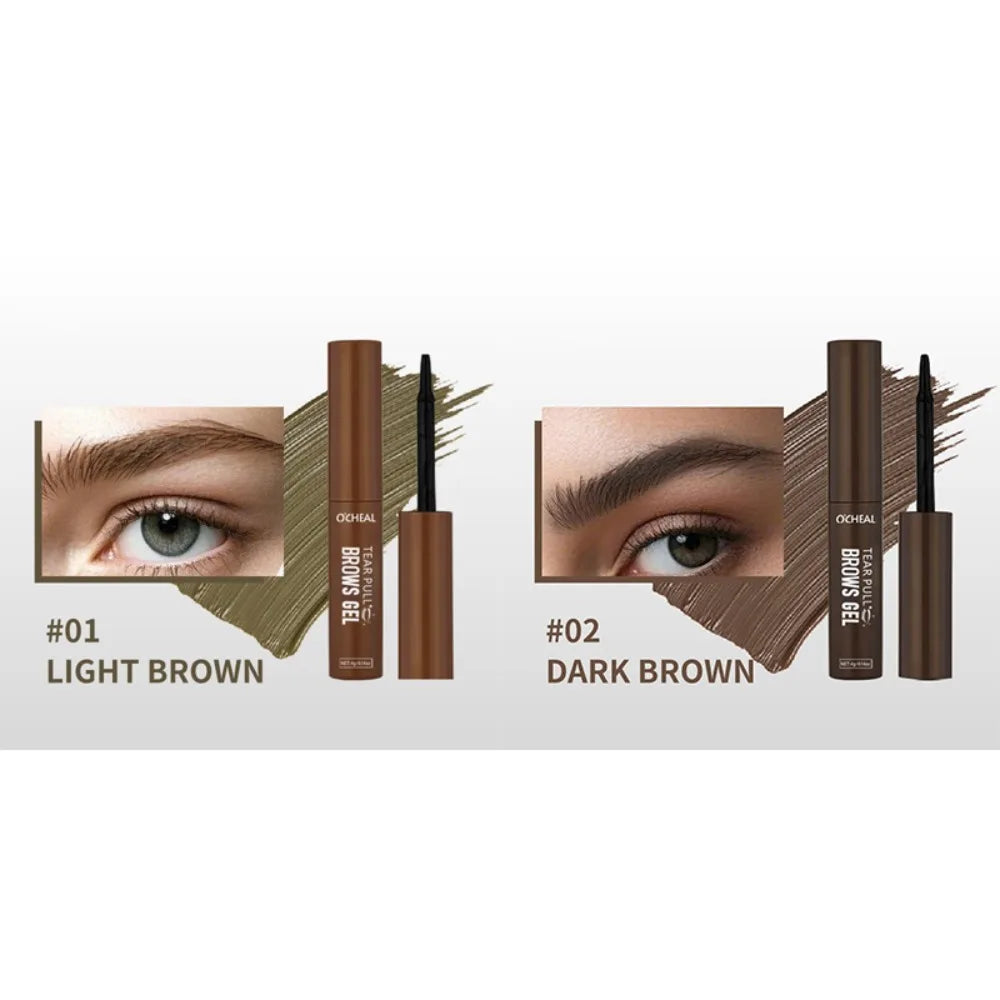 Gel teinté pour sourcils à effet tatouage, 1/3 pc, teinte semi-permanente pour sourcils, imperméable, anti-transfert, pour des sourcils plus fournis et définis, maquillage