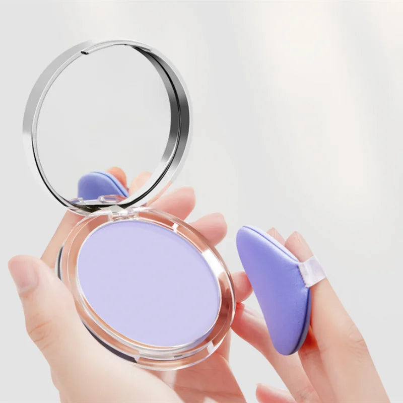 Crème violette en poudre, cosmétique naturelle pour la peau, longue durée, contrôle du sébum, poudre de contouring, 1 pièce