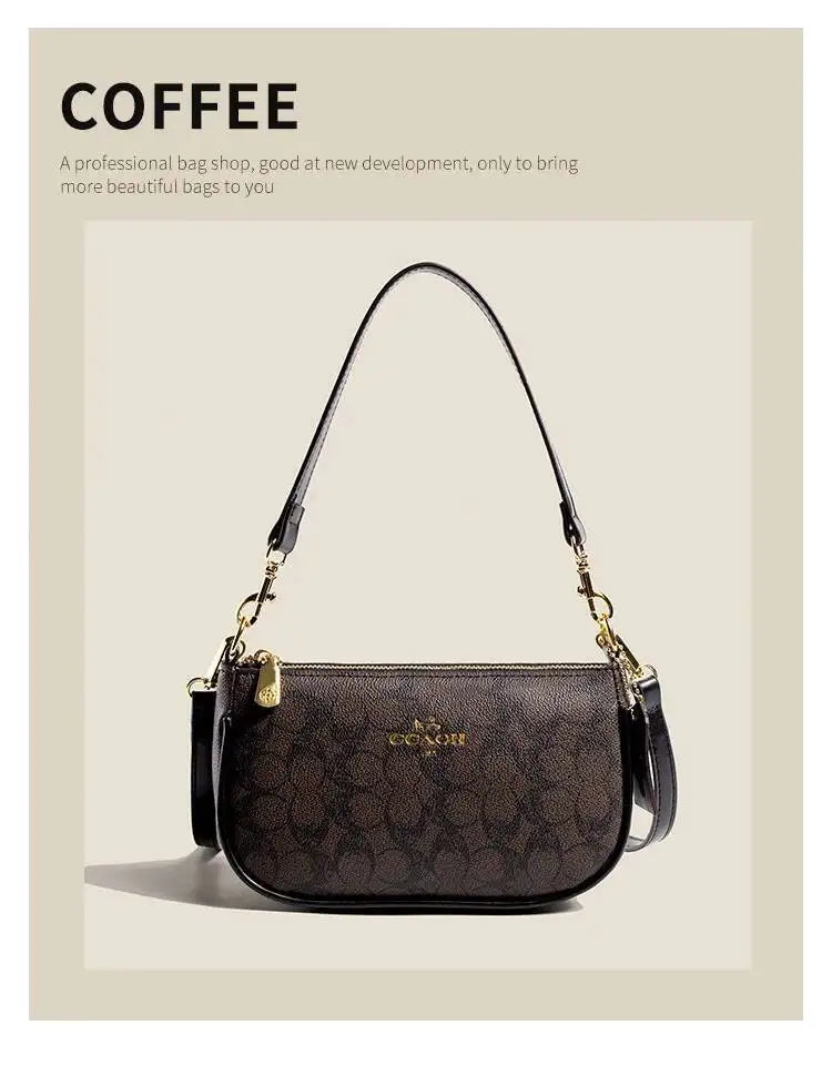 Sac à bandoulière élégant pour femme, sac à main de luxe en cuir PU, sac à bandoulière de créateur très populaire pour femme